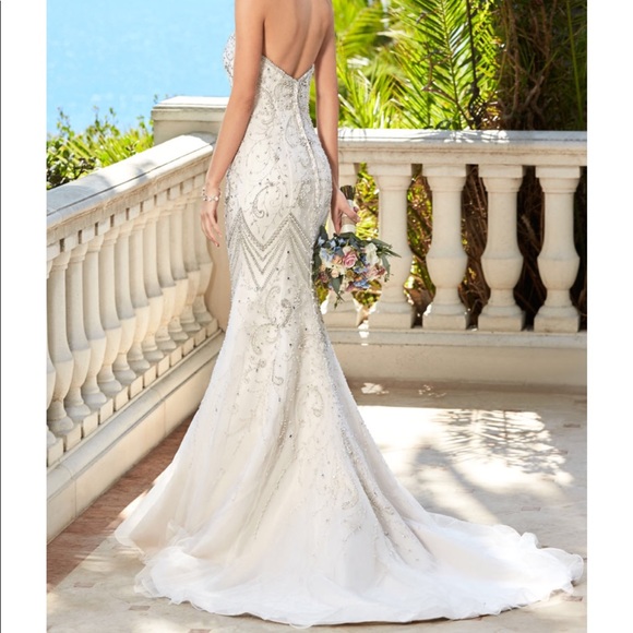 Kitty Chen Couture Fully Beaded Wedding Dress - Picture 2 of 6